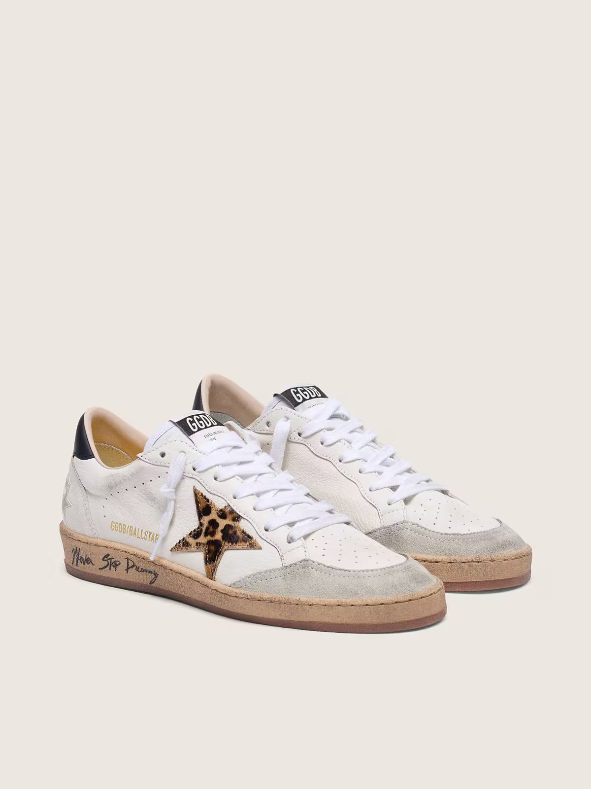 Golden Goose 2026 Sneaker With Leopard Print Pony Skin Star