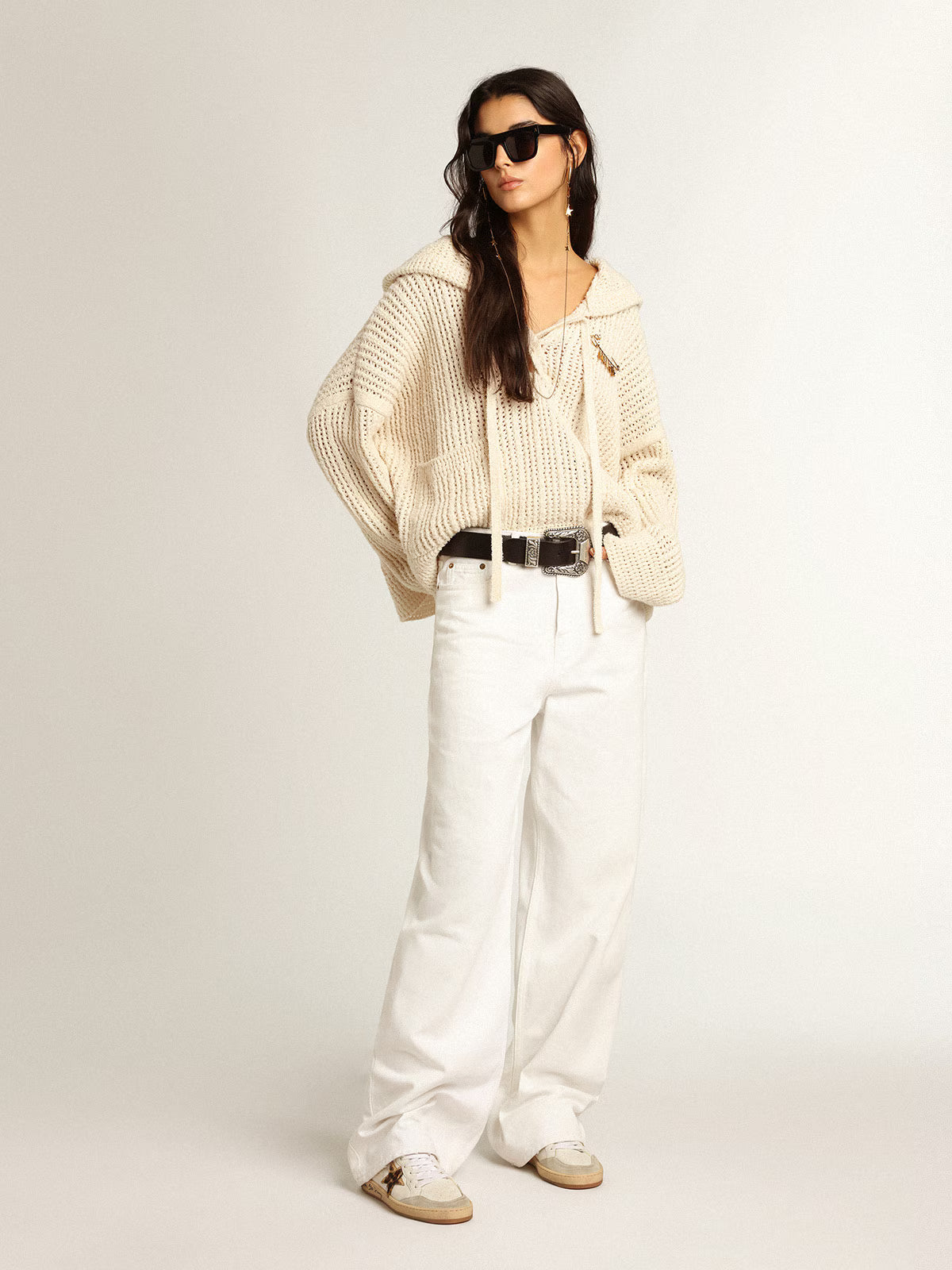 Golden Goose 2026 Sneaker With Leopard Print Pony Skin Star