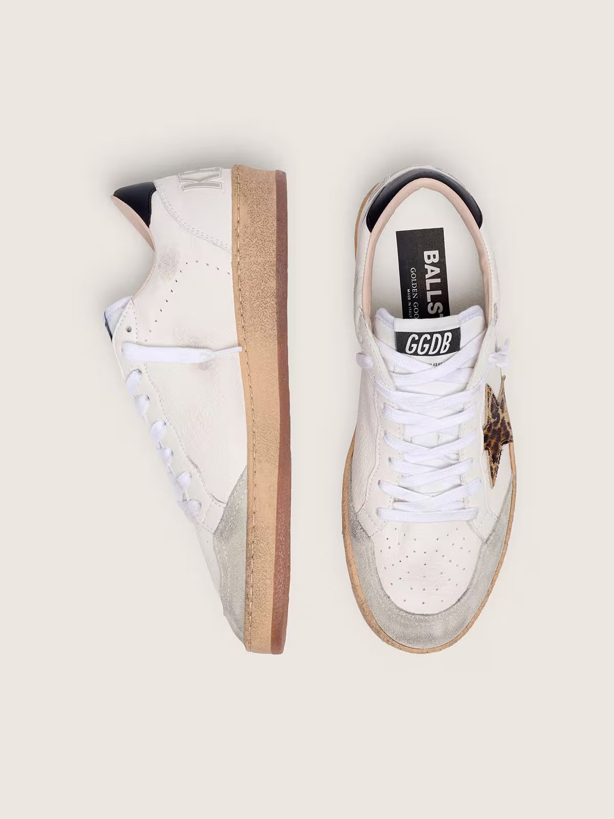 Golden Goose 2026 Sneaker With Leopard Print Pony Skin Star