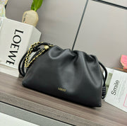 Loew Medium Flamenco Bag 30cm Black Lambskin