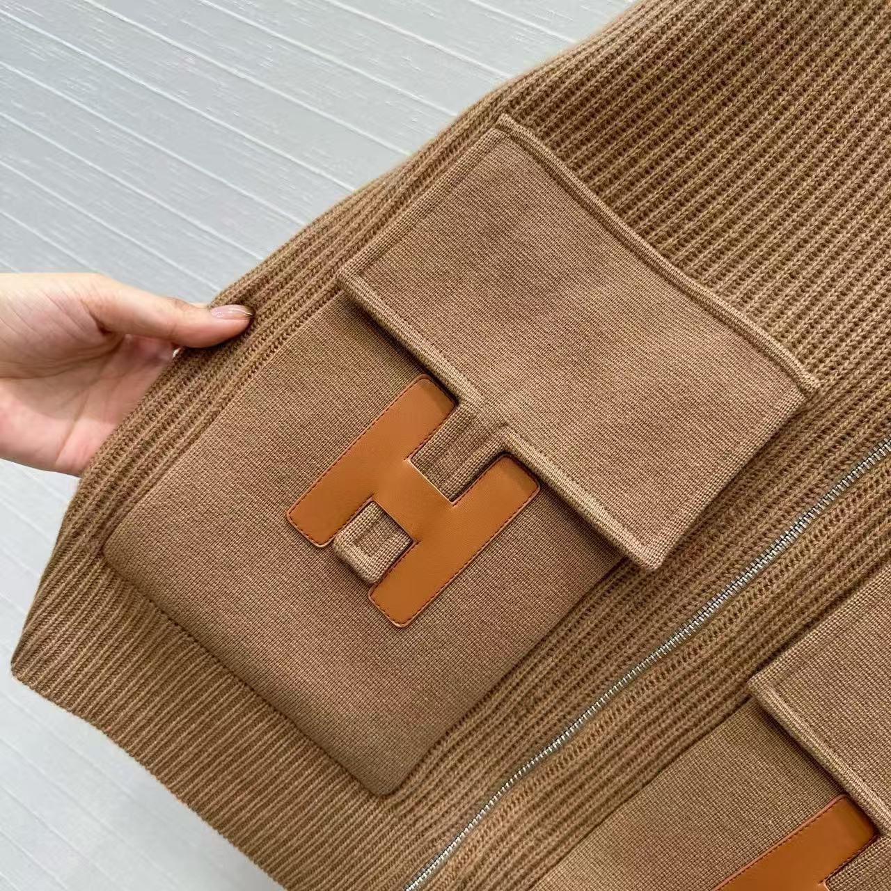 HM 25 Jacket Brown Wool 02650