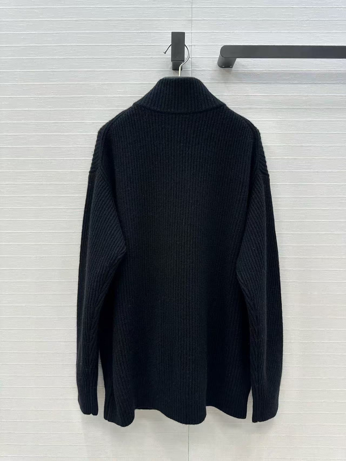 HM 25 Jacket Black Wool 02659