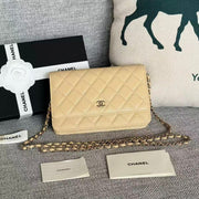 Chanel 2025 Woc Beige Caviar Leather With Gold Hardware