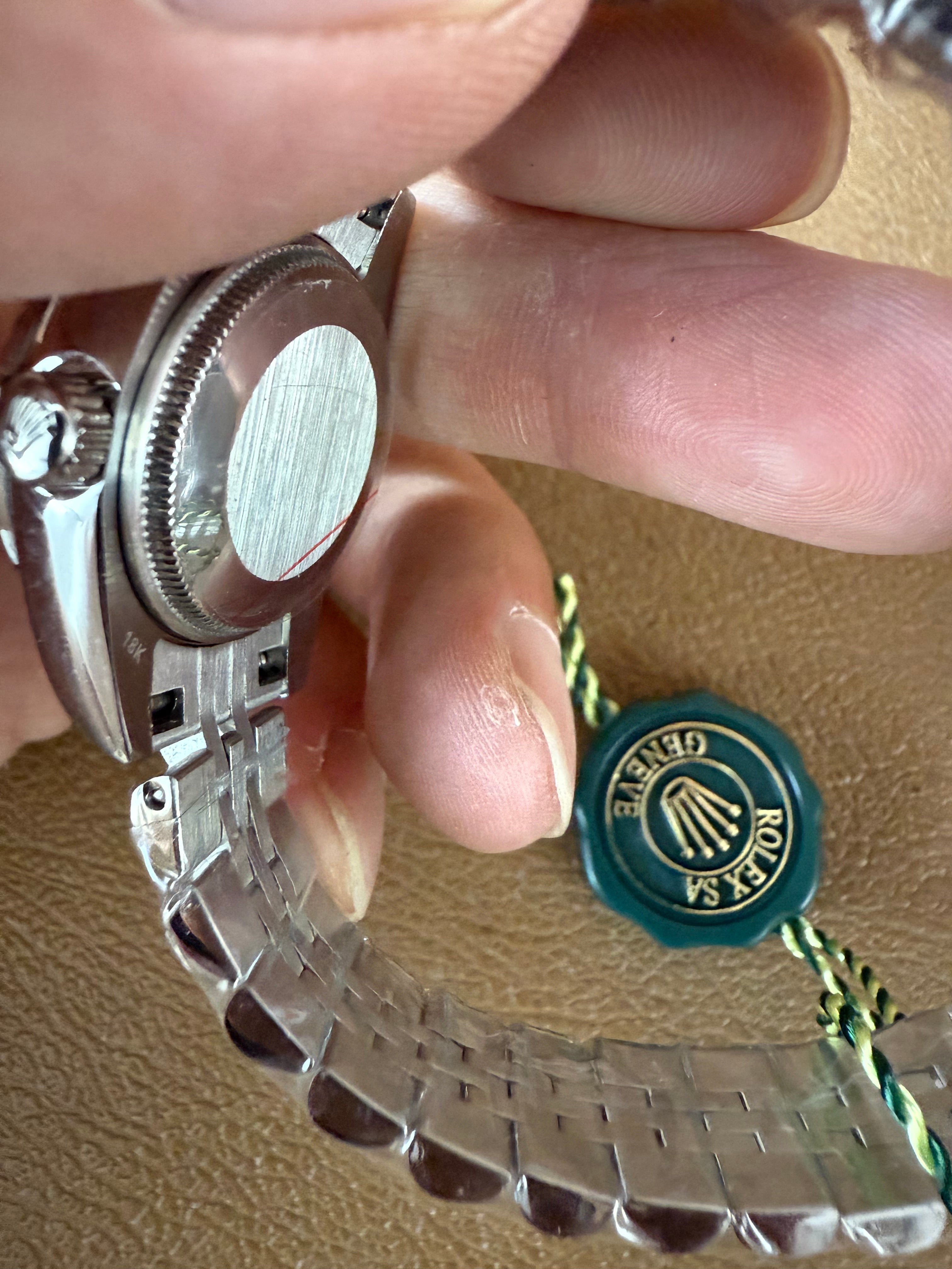 Rolex Pre-owned Lady-Datejust White Diamond Dial