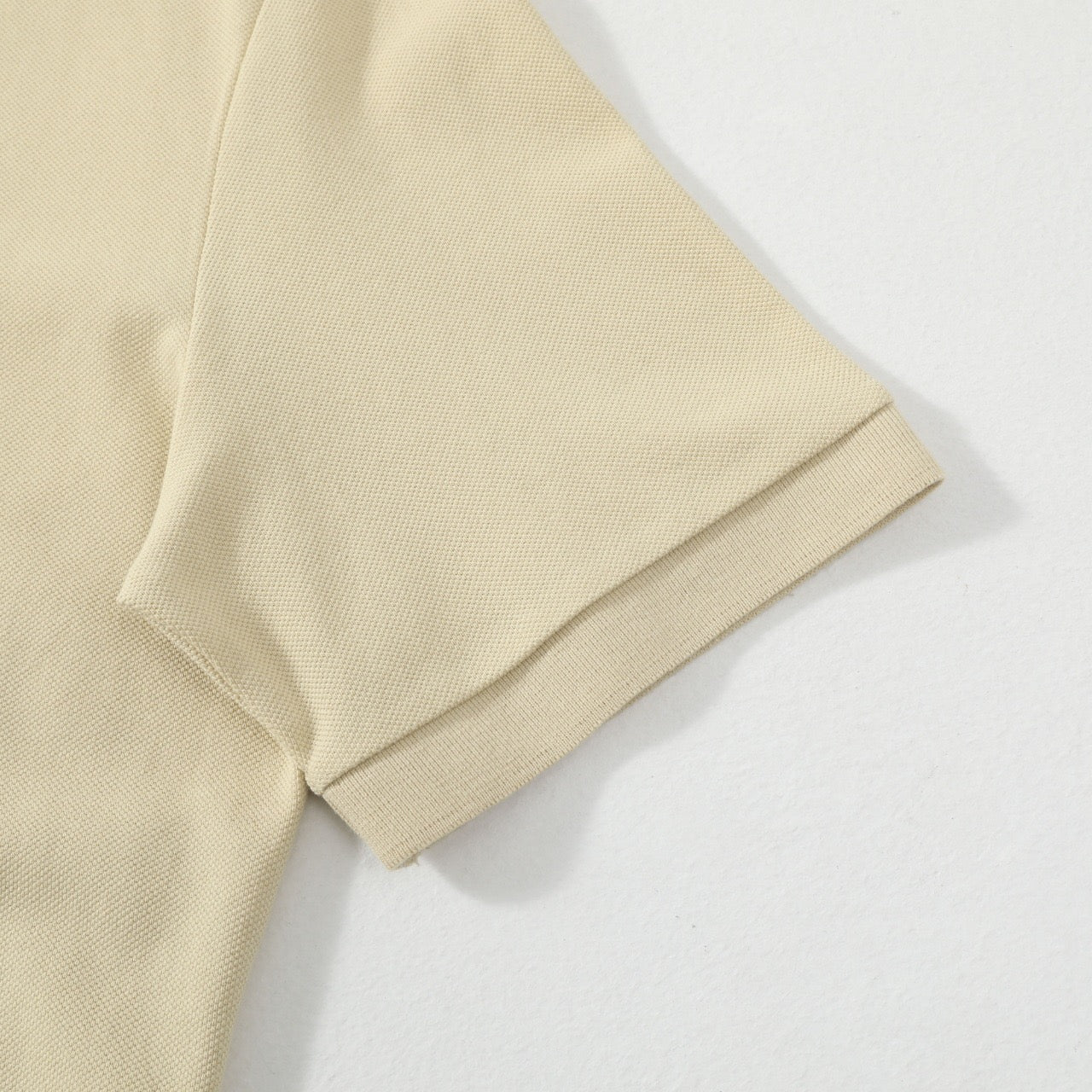 Ralph Lauren Custom Slim Fit Polo Shirt Beige Cotton