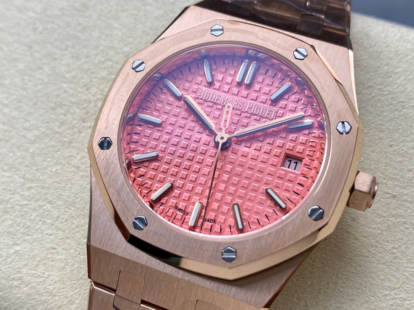Audemars Piguet Royal Oak Selfwinding 34mm Pink Dial
