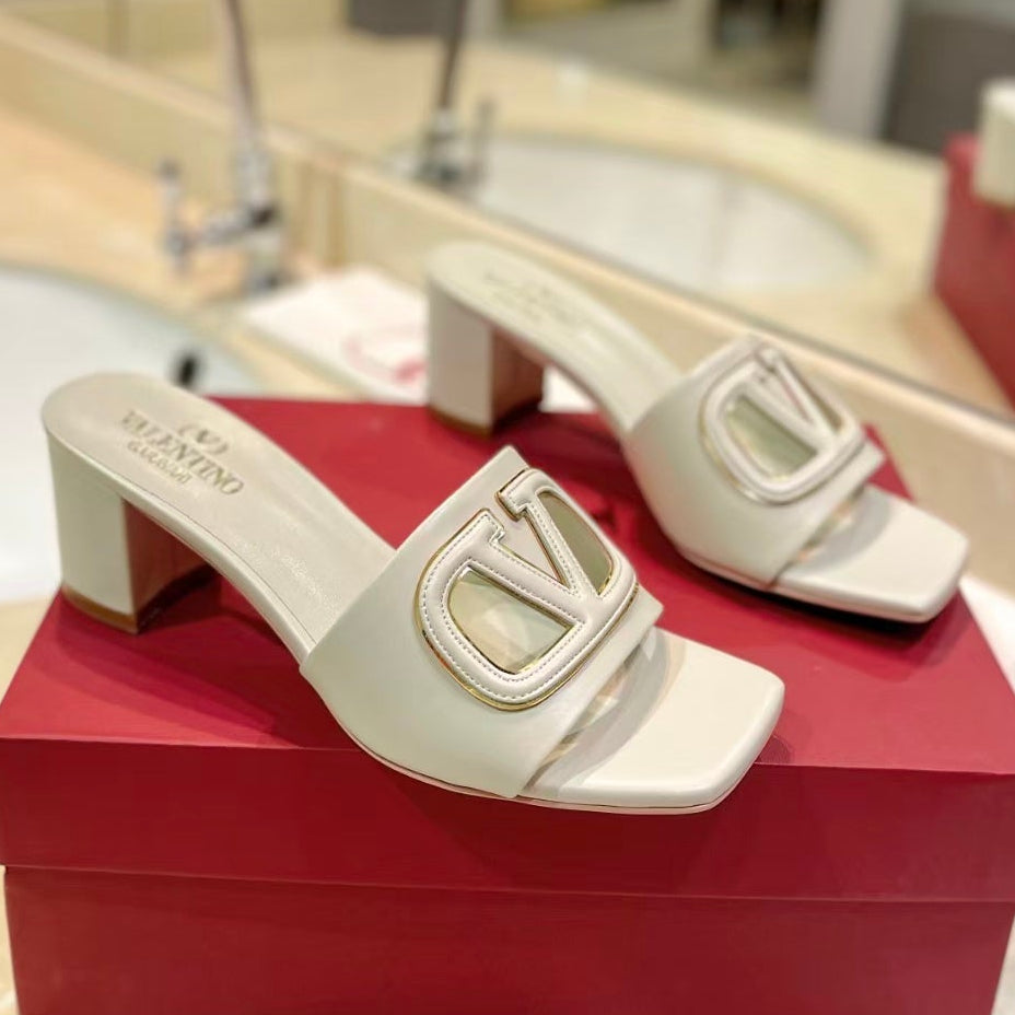 Valentino 2026 Sandal 65mm Cream Sheepskin