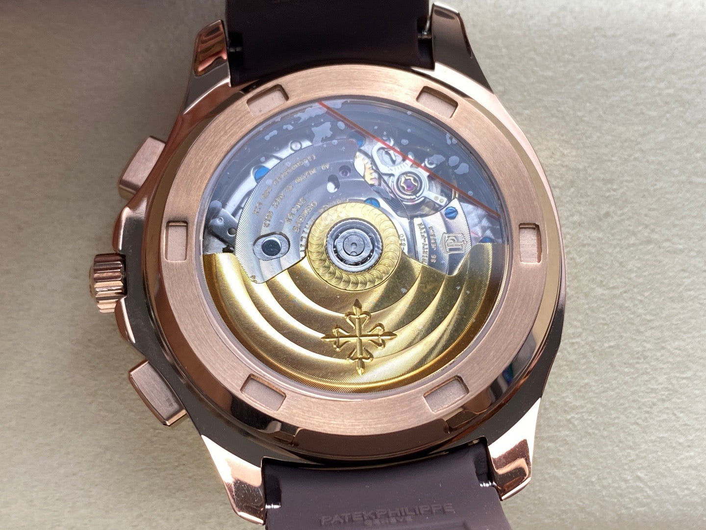 Patek Philippe Aquanaut Chronograph 42mm Rose Gold Case Brown Dial