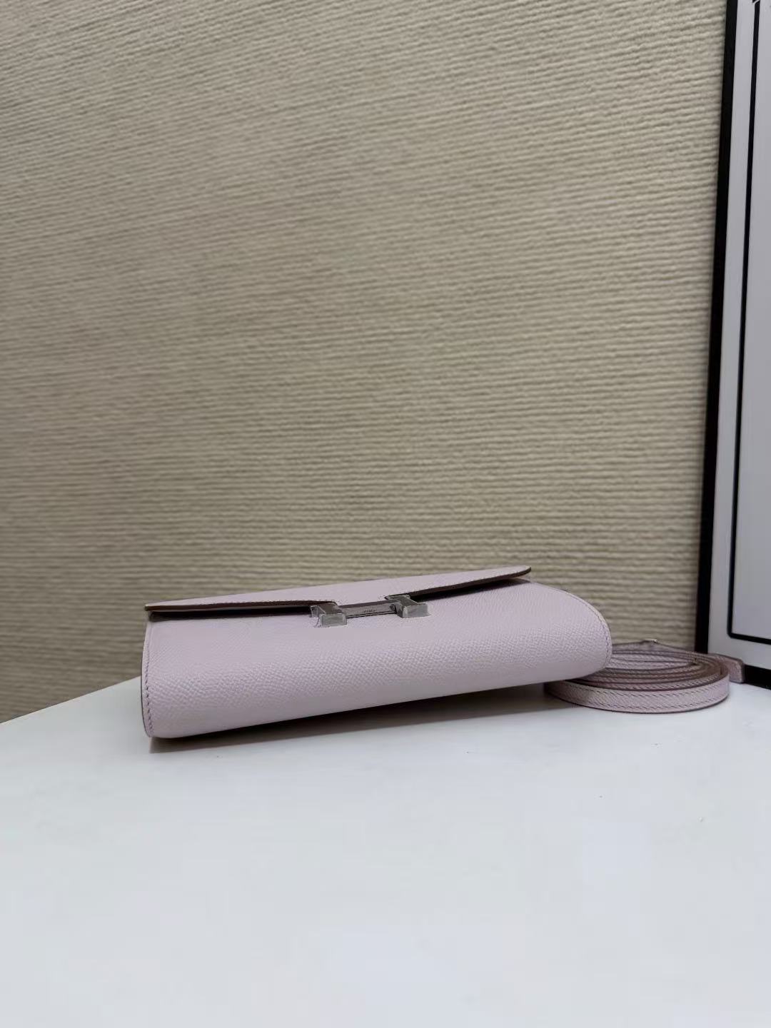 Hermes 2026 Constance Bag 20.5 Pink Epsom Leather With Silver Hardware