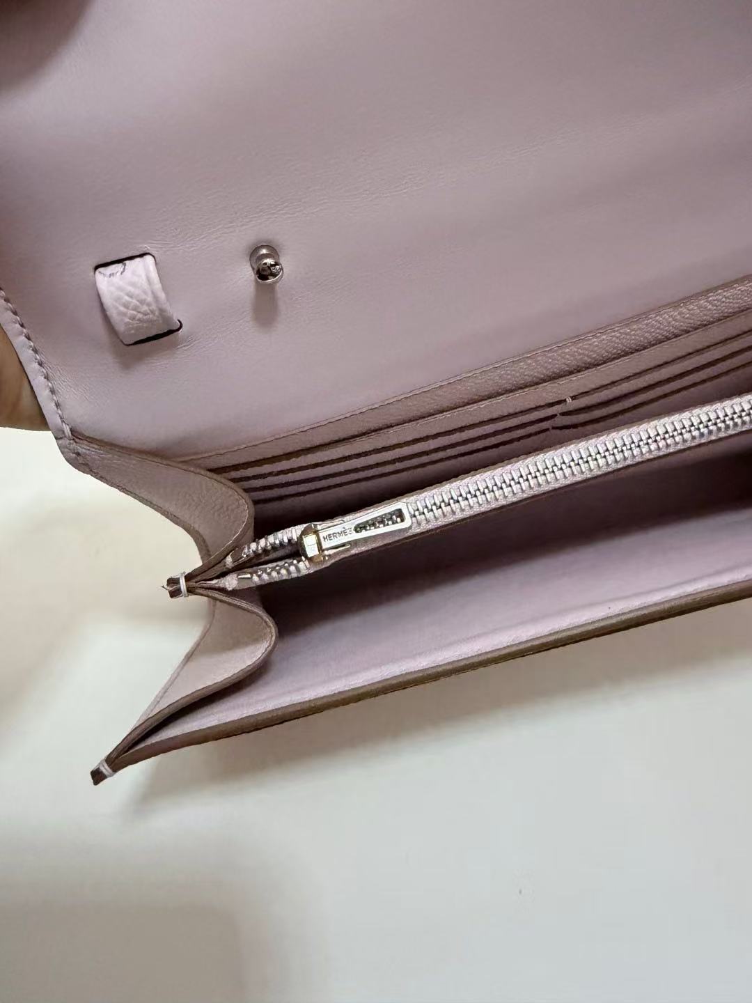 Hermes 2026 Constance Bag 20.5 Pink Epsom Leather With Silver Hardware