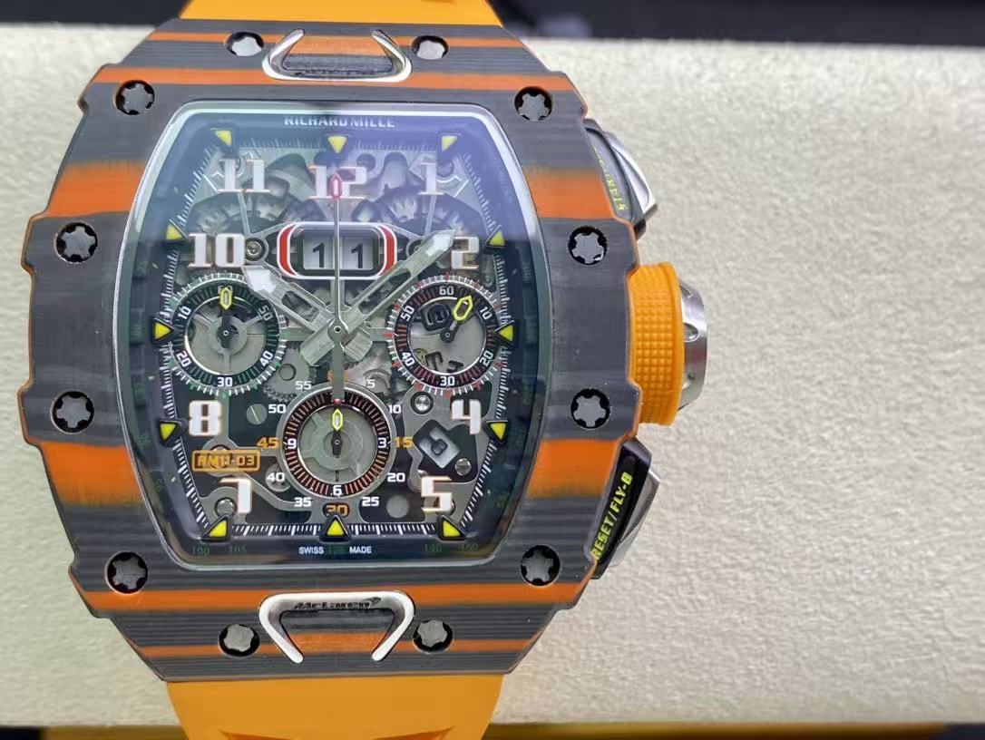 Richard Mille RM11-03 McLaren Automatic Flyback Chronograph NTPT Orange Quartz