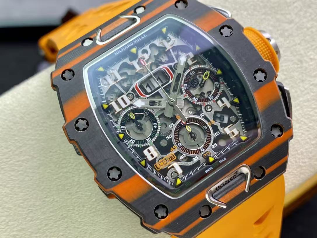 Richard Mille RM11-03 McLaren Automatic Flyback Chronograph NTPT Orange Quartz