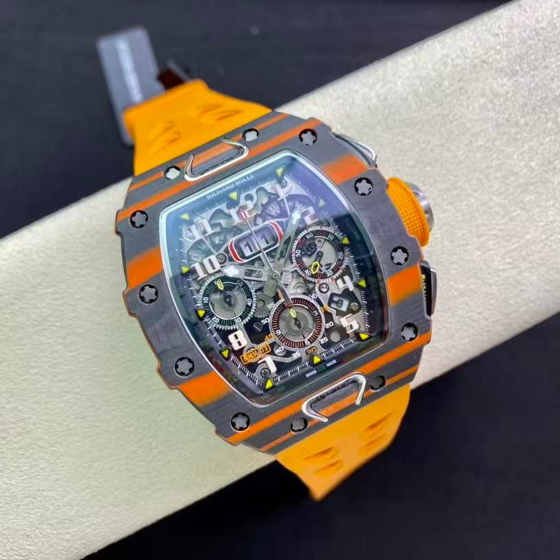 Richard Mille RM11-03 McLaren Automatic Flyback Chronograph NTPT Orange Quartz