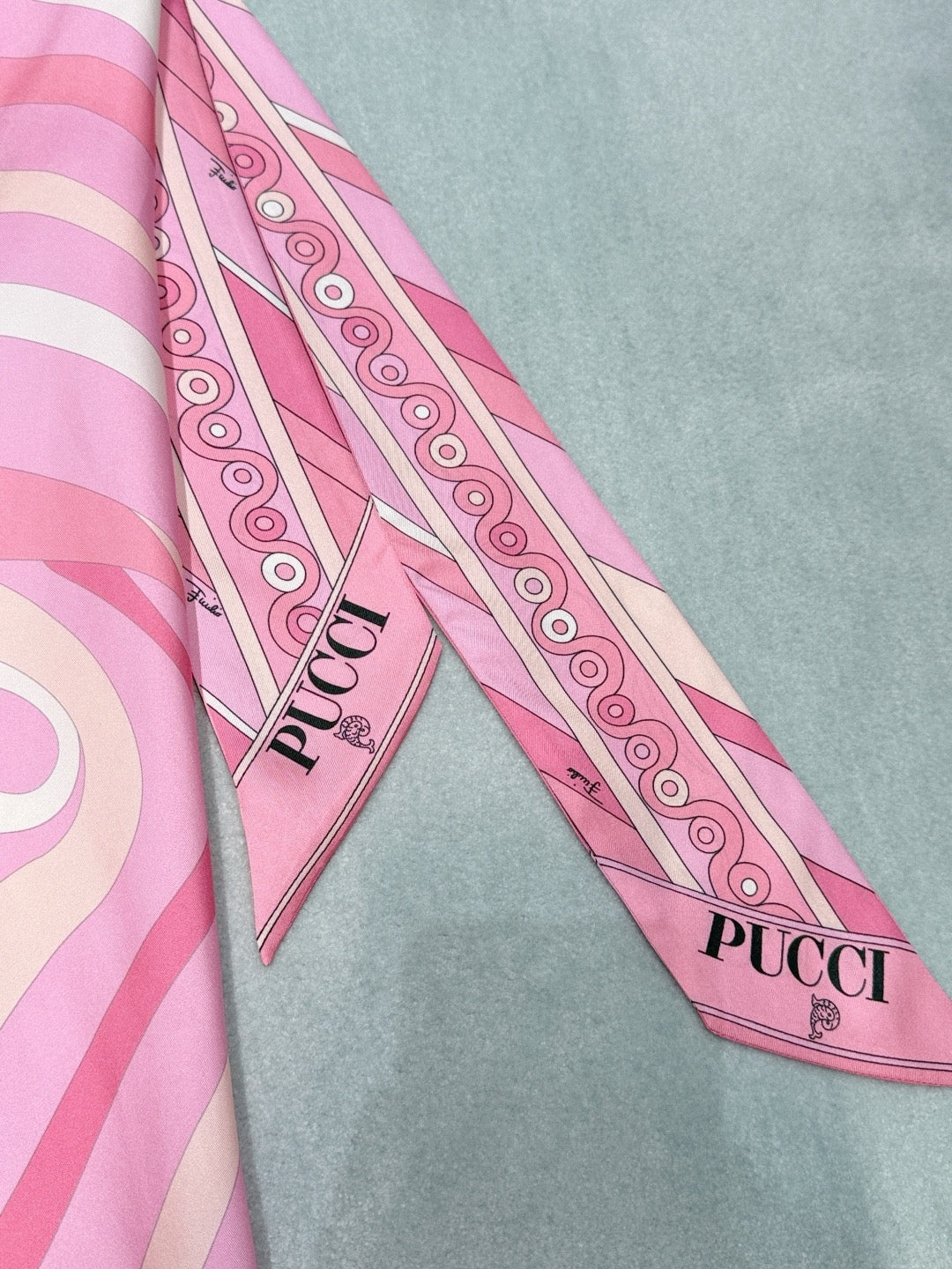 Pucci 2026 Top Pink Mix Colors Silk