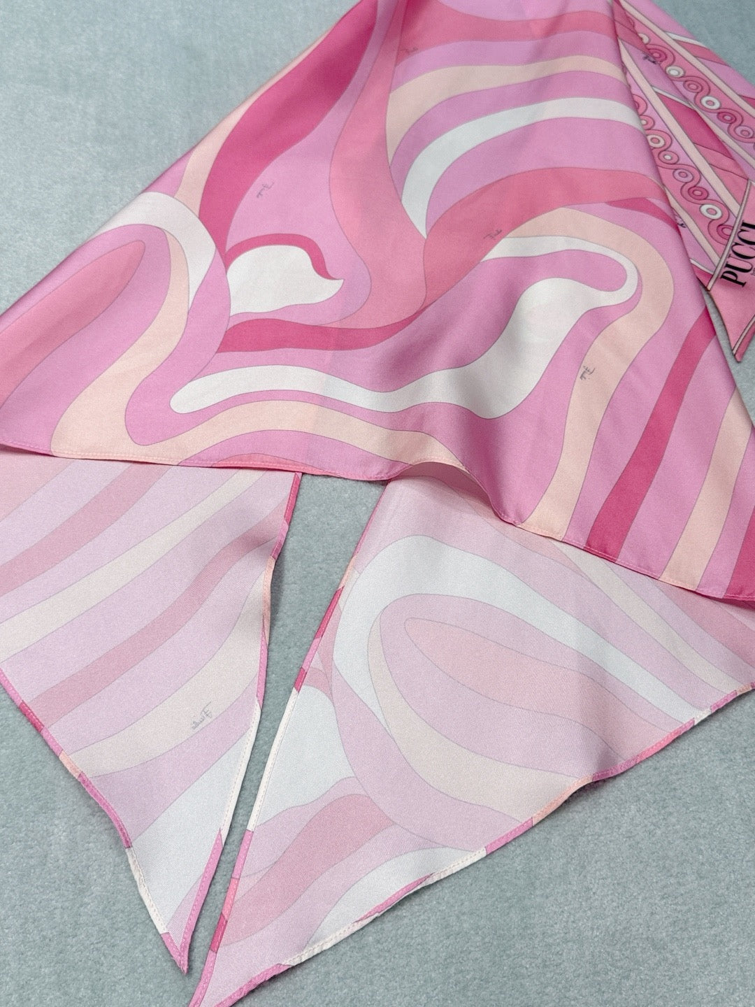 Pucci 2026 Top Pink Mix Colors Silk