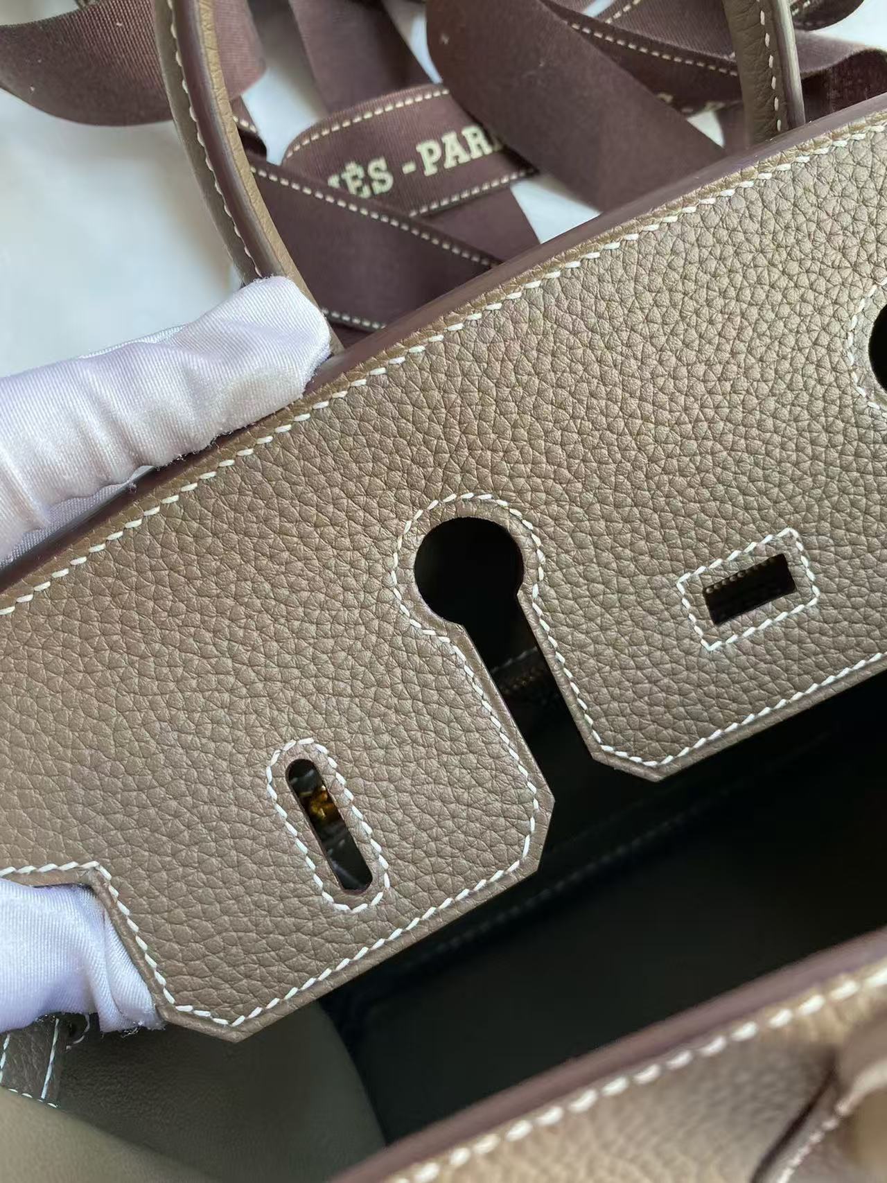 Hermes 2026 Birkin 25cm Etoupe Togo Leather Best Version