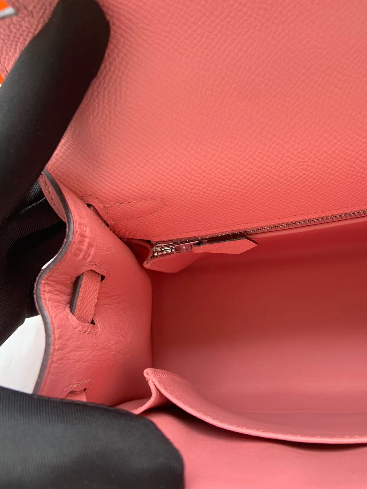 Hermes 2026 Kelly Bag 28cm Rose Confetti Epsom Leather