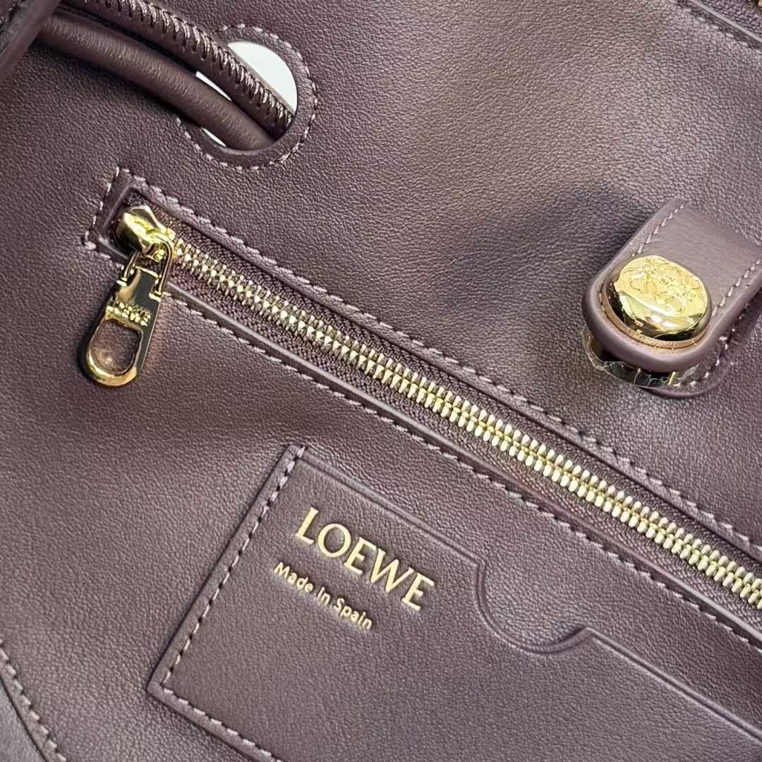 Loewe 2026 Madrid Bag 28.5cm Dark Brown Calfskin