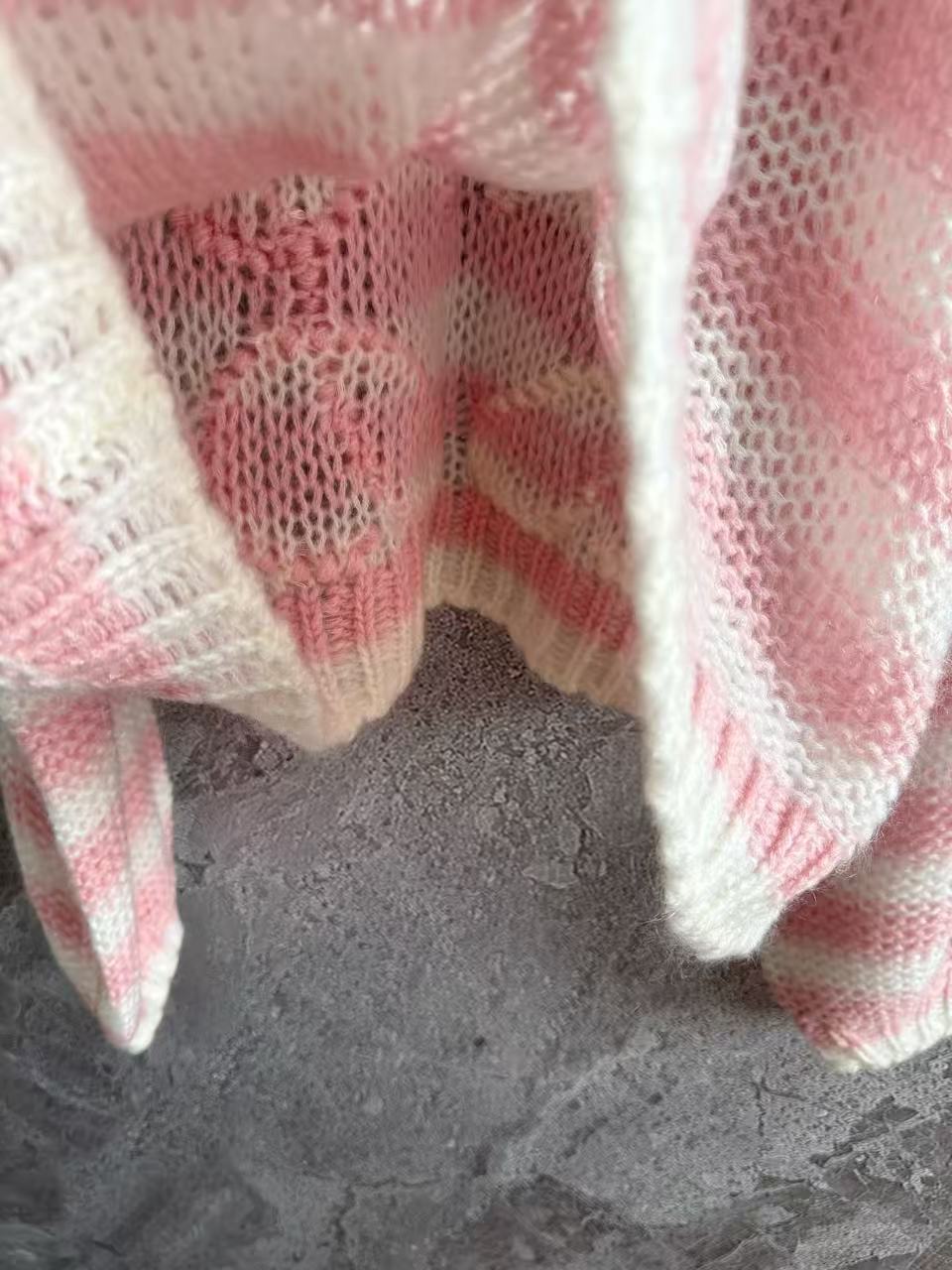 Loewe 2026 Sweater Pink White Wool