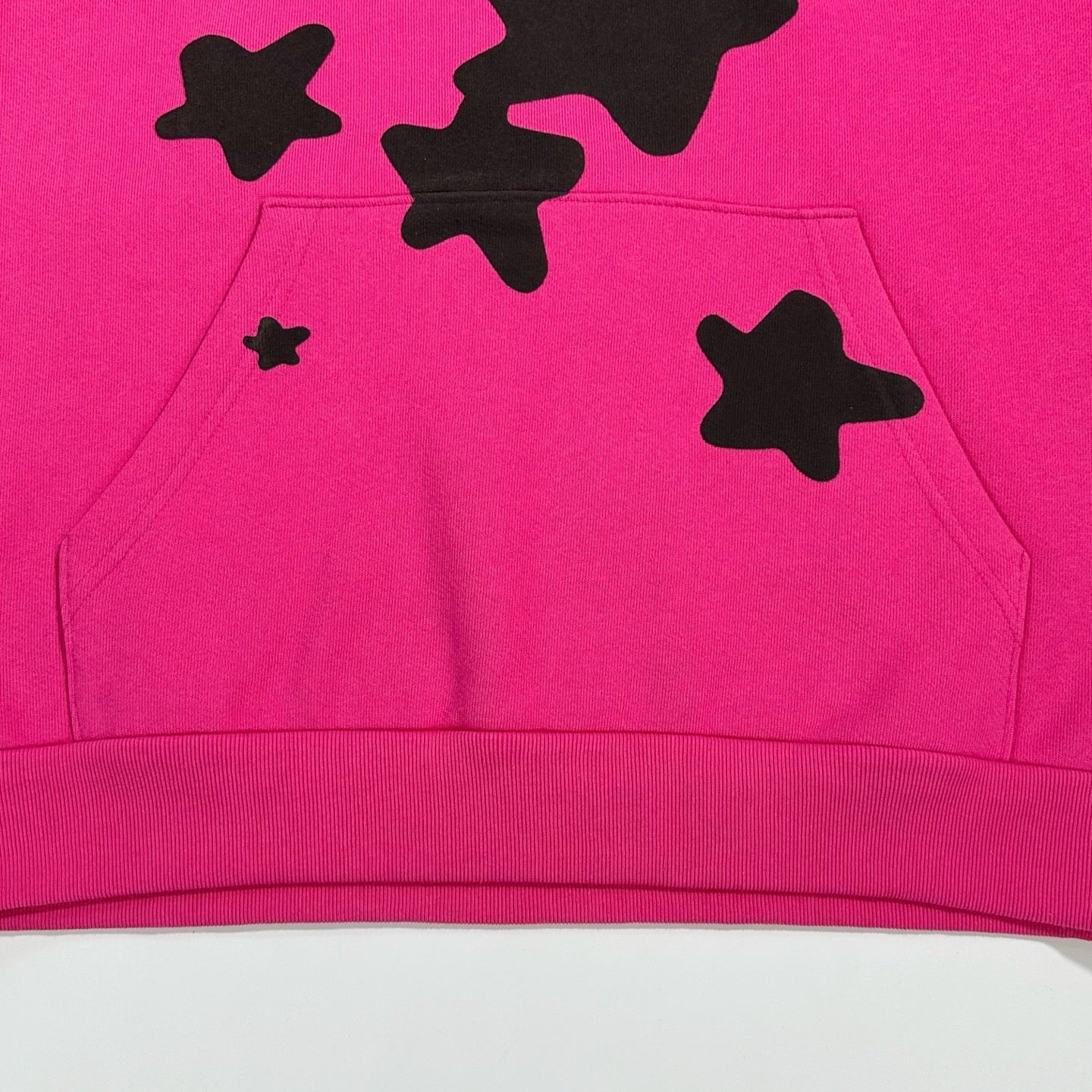 Sp5der 2026 Beluga Hoodie Pink Black Cotton