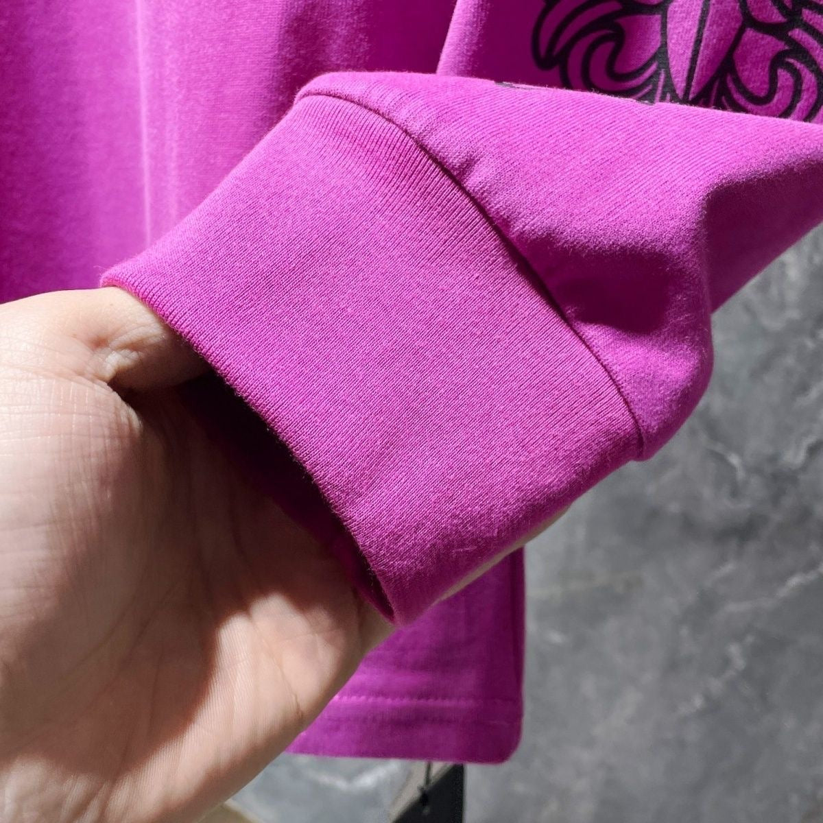 Chrome Hearts 2026 x Matty Boy Spider Long-Sleeve Shirt Purple Black Cotton