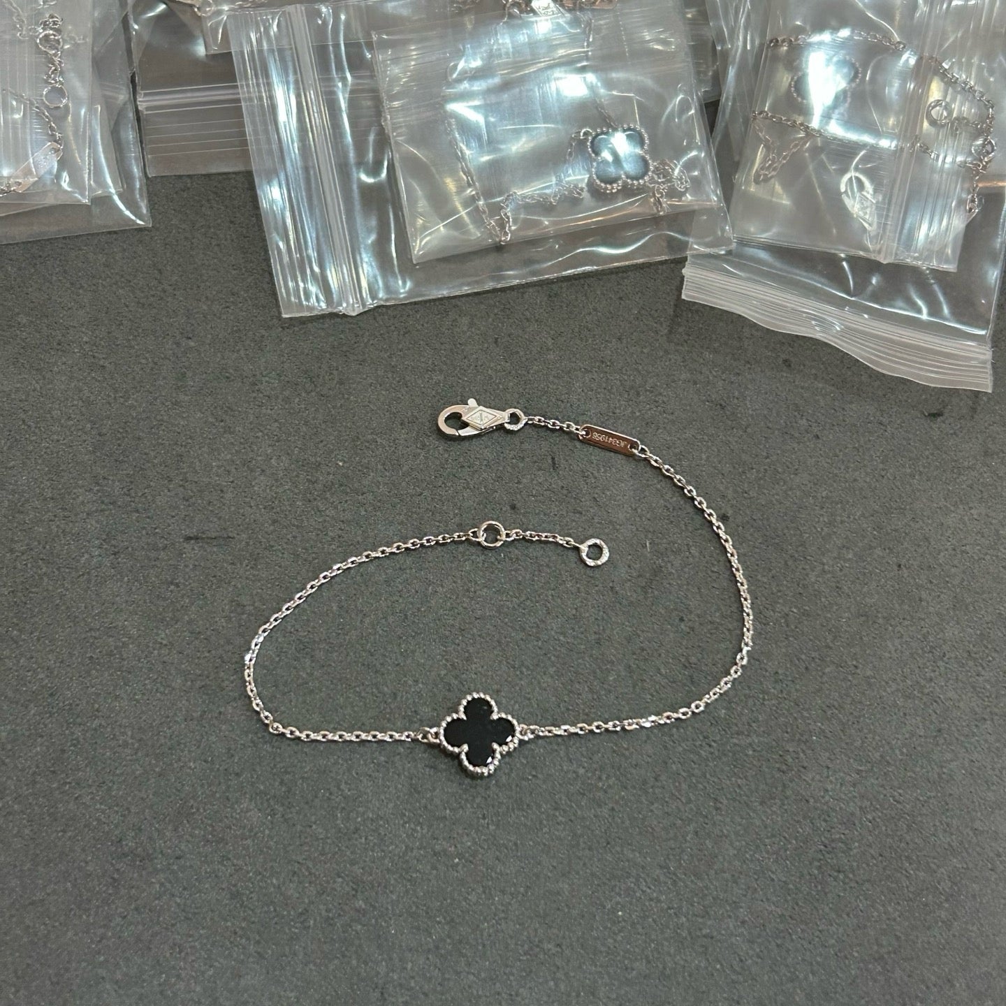Van Cleef & Arpels Four-leaf Clover Silver Bracelet