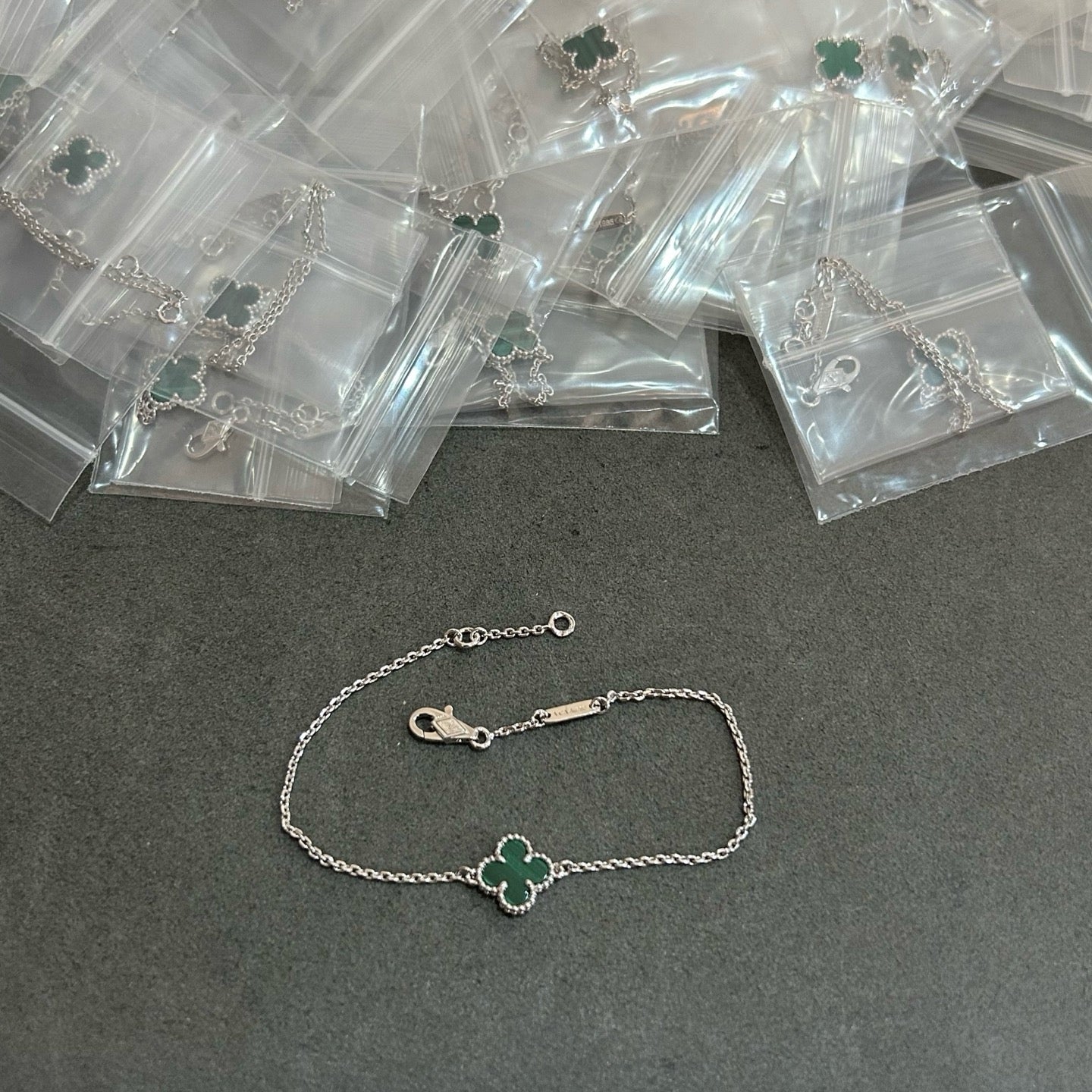 Van Cleef & Arpels Four-leaf Clover Silver Bracelet