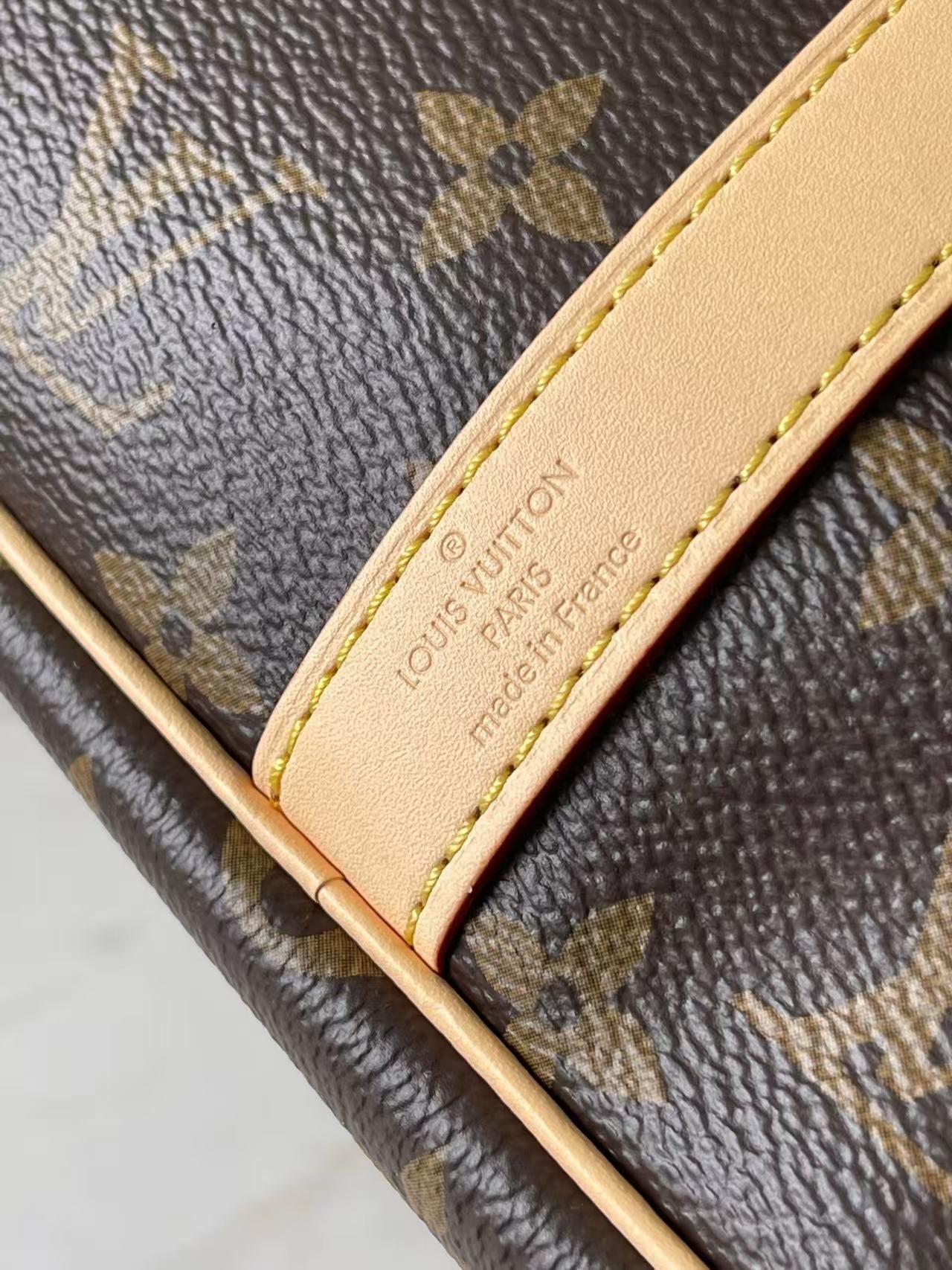 Louis Vuitton 2026 Speedy Bandouliere Bag 30cm Brown Beige Monogram Canvas Leather