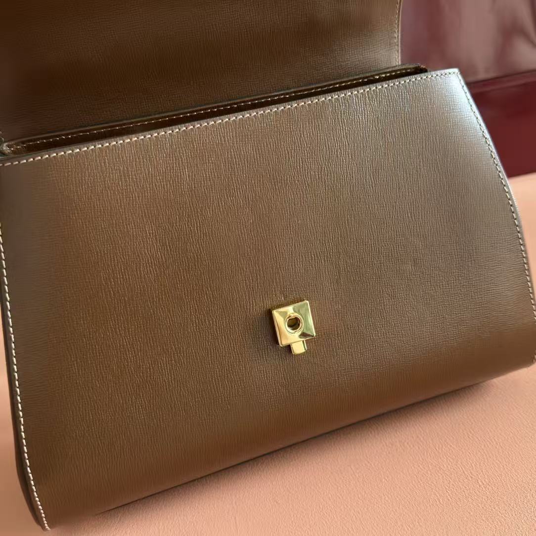 Gucci 2026 Horsebit 1955 Bag 29cm Brown Calfskin Gold Hardware