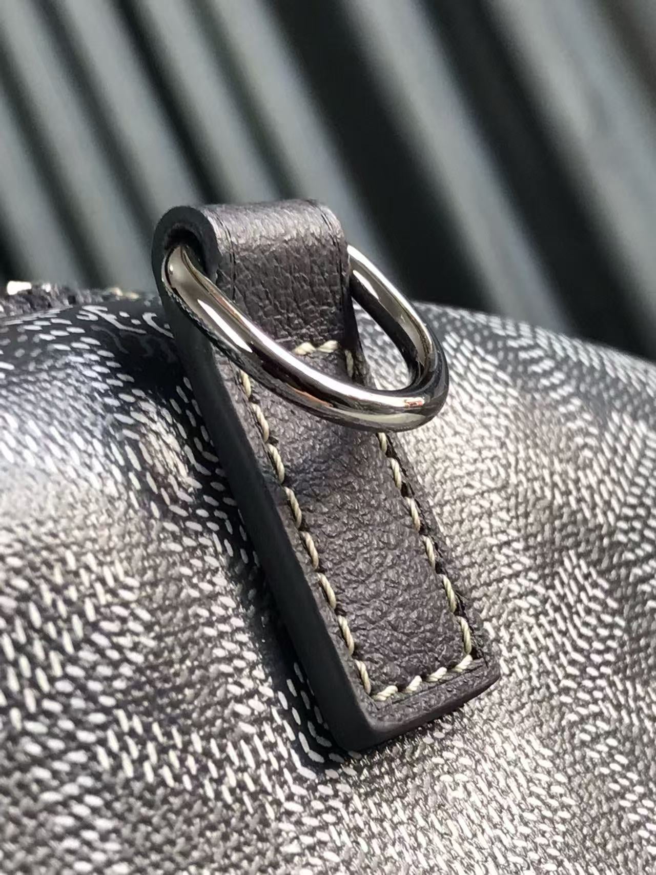 Goyard 2026 Barrel 40 Sport Bag Grey Canvas