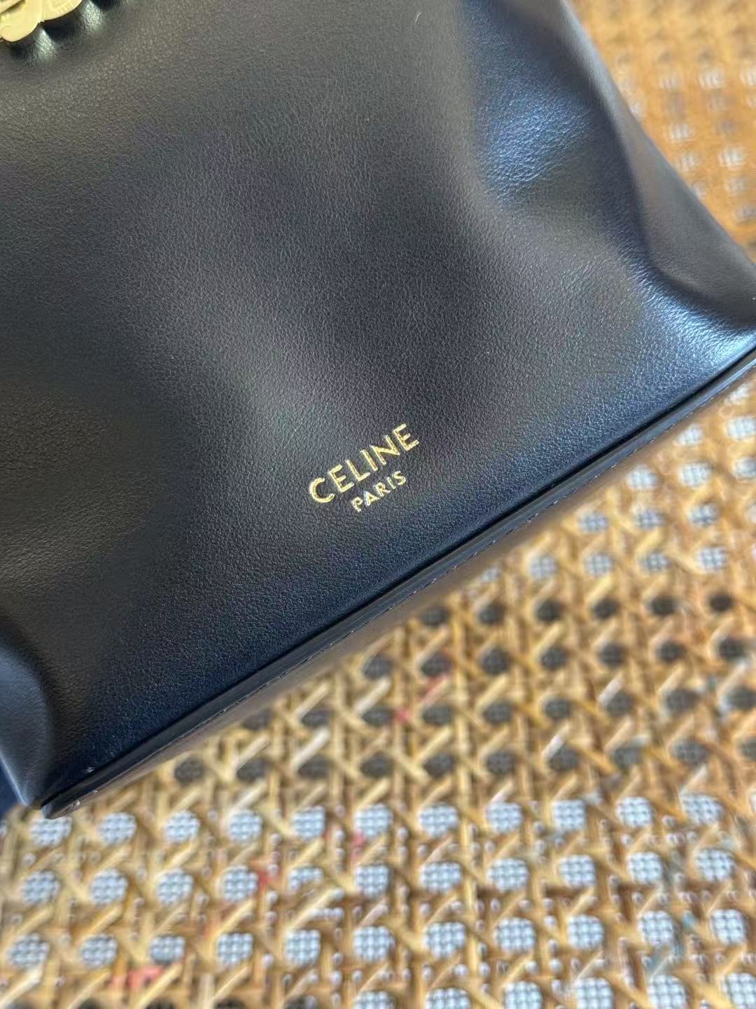 Celine 2026 Cube Bag 12.5cm Black Supple Calfskin