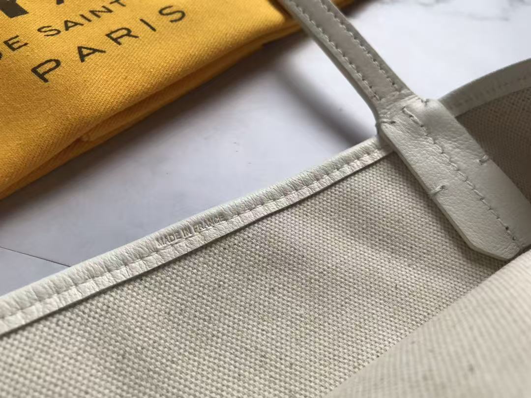 Goyard 2026 Anjou Mini Bag 20cm White Goyardine Canvas