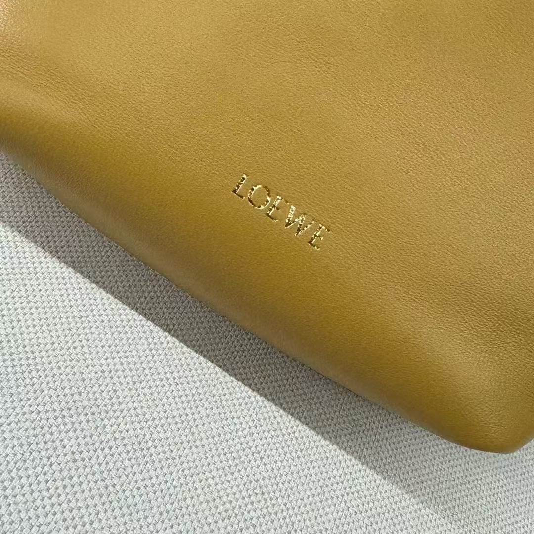 Loewe 2026 Flamenco Bag 23cm Yellow Calfskin