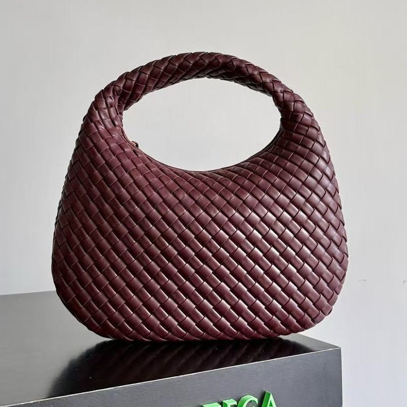BV 2026 Veneta Bag 35cm Burgundy Lambskin
