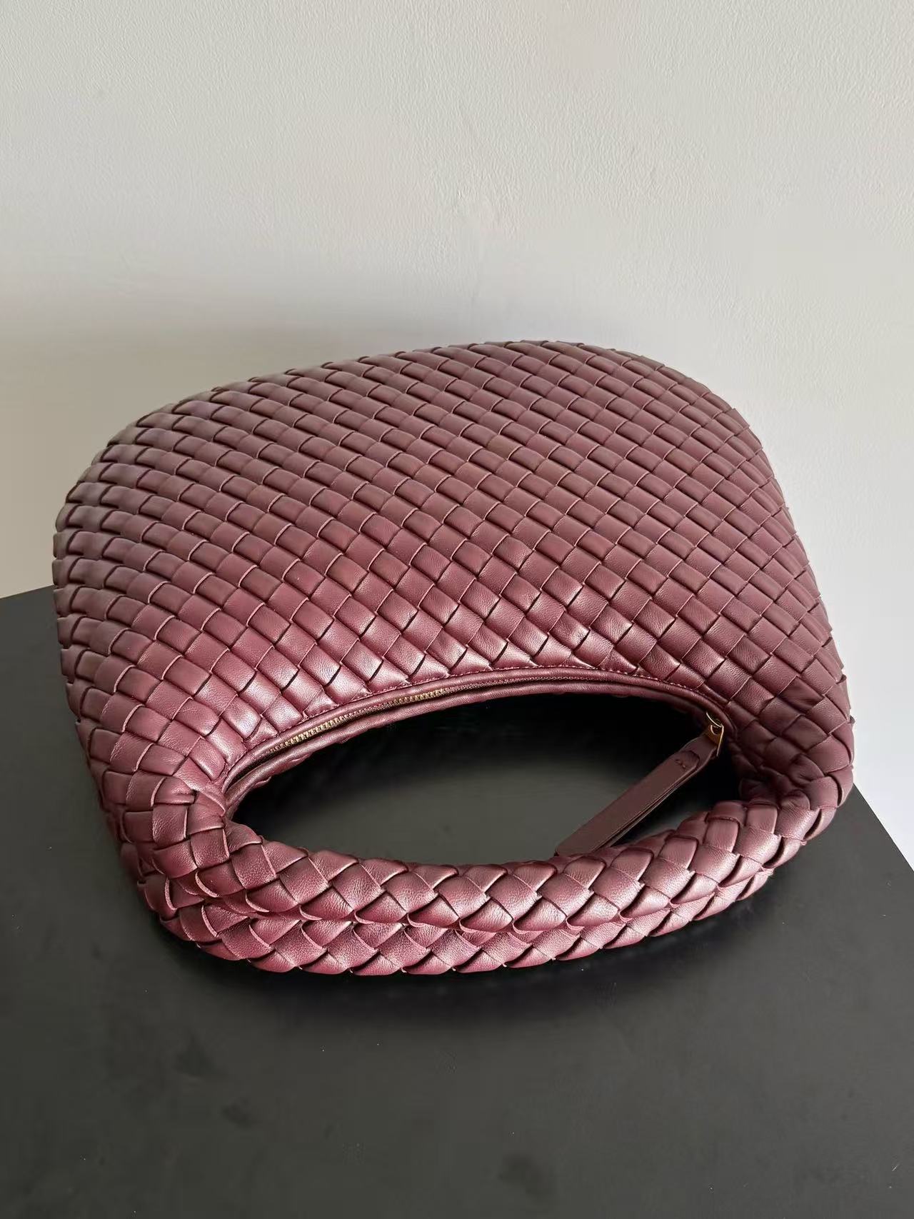 BV 2026 Veneta Bag 35cm Burgundy Lambskin