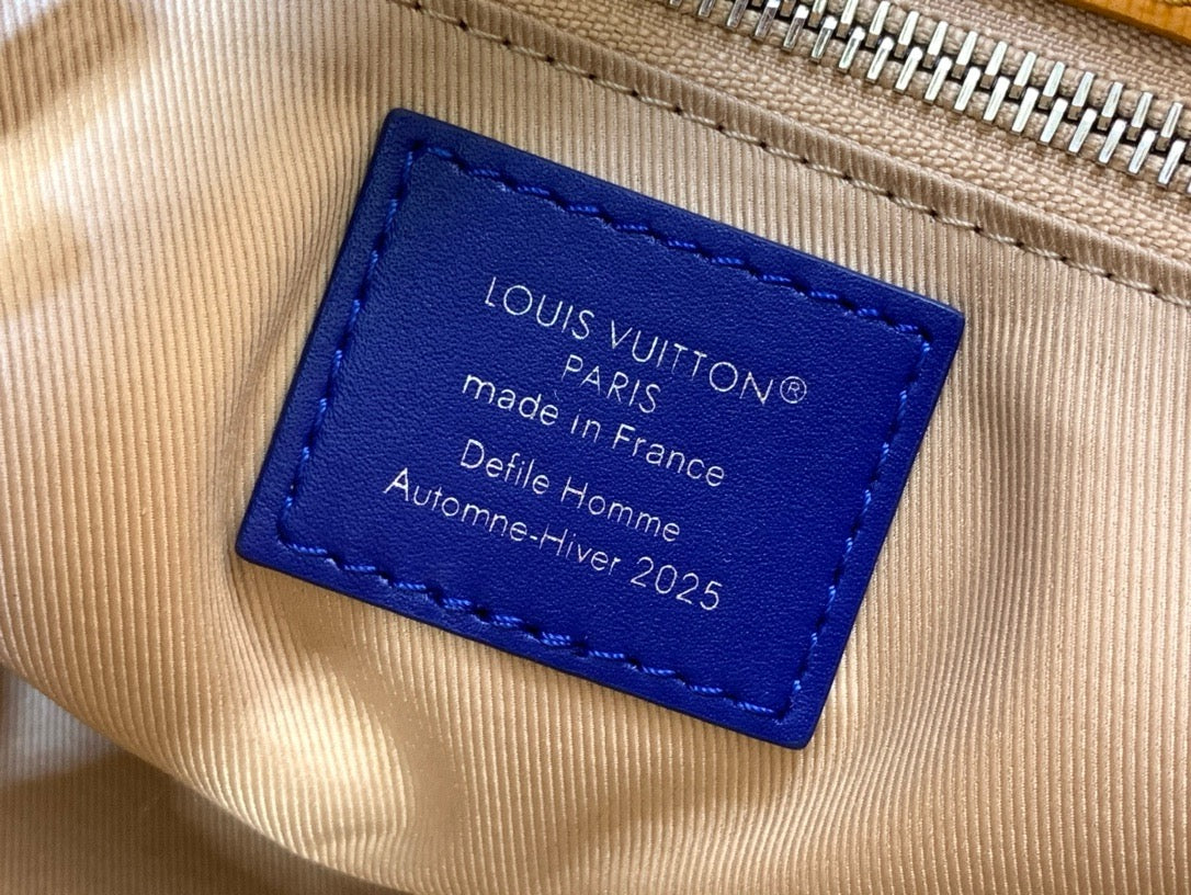 LV 2026 Mini Shopper Tote Bag 26cm Safran Yellow Cowhide