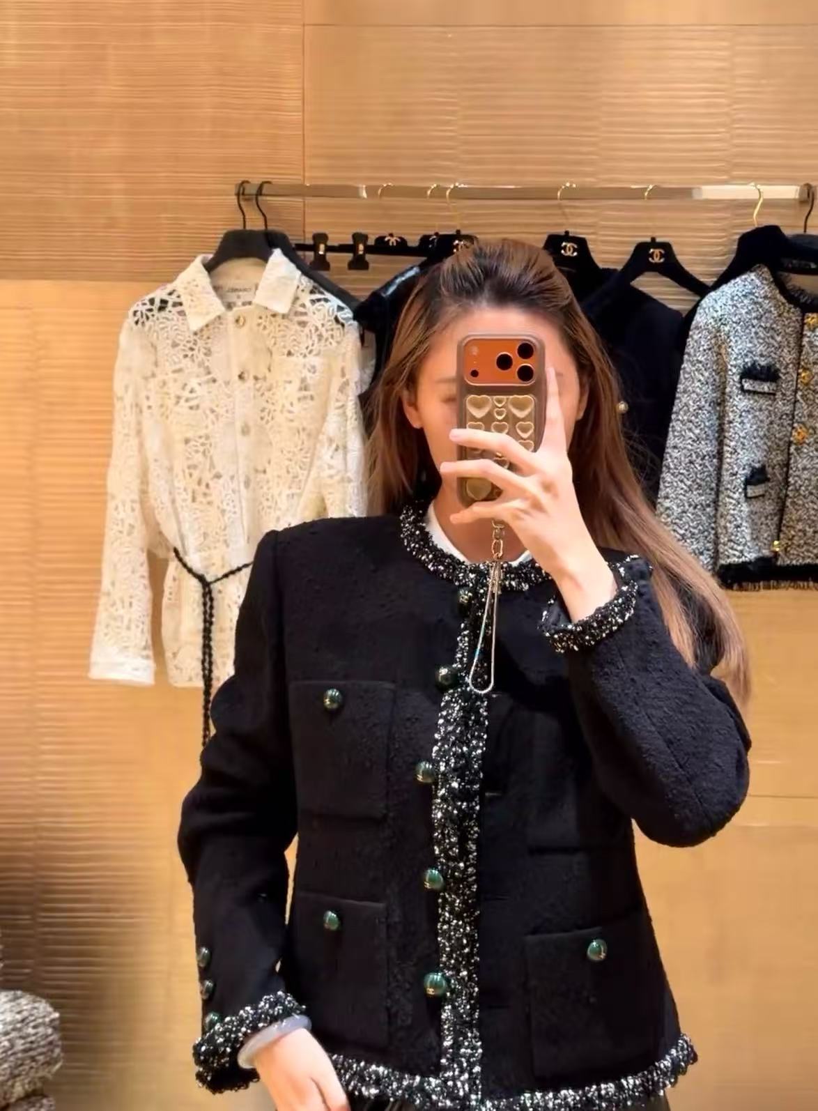 Chanel 2026 Jacket Black Tweed