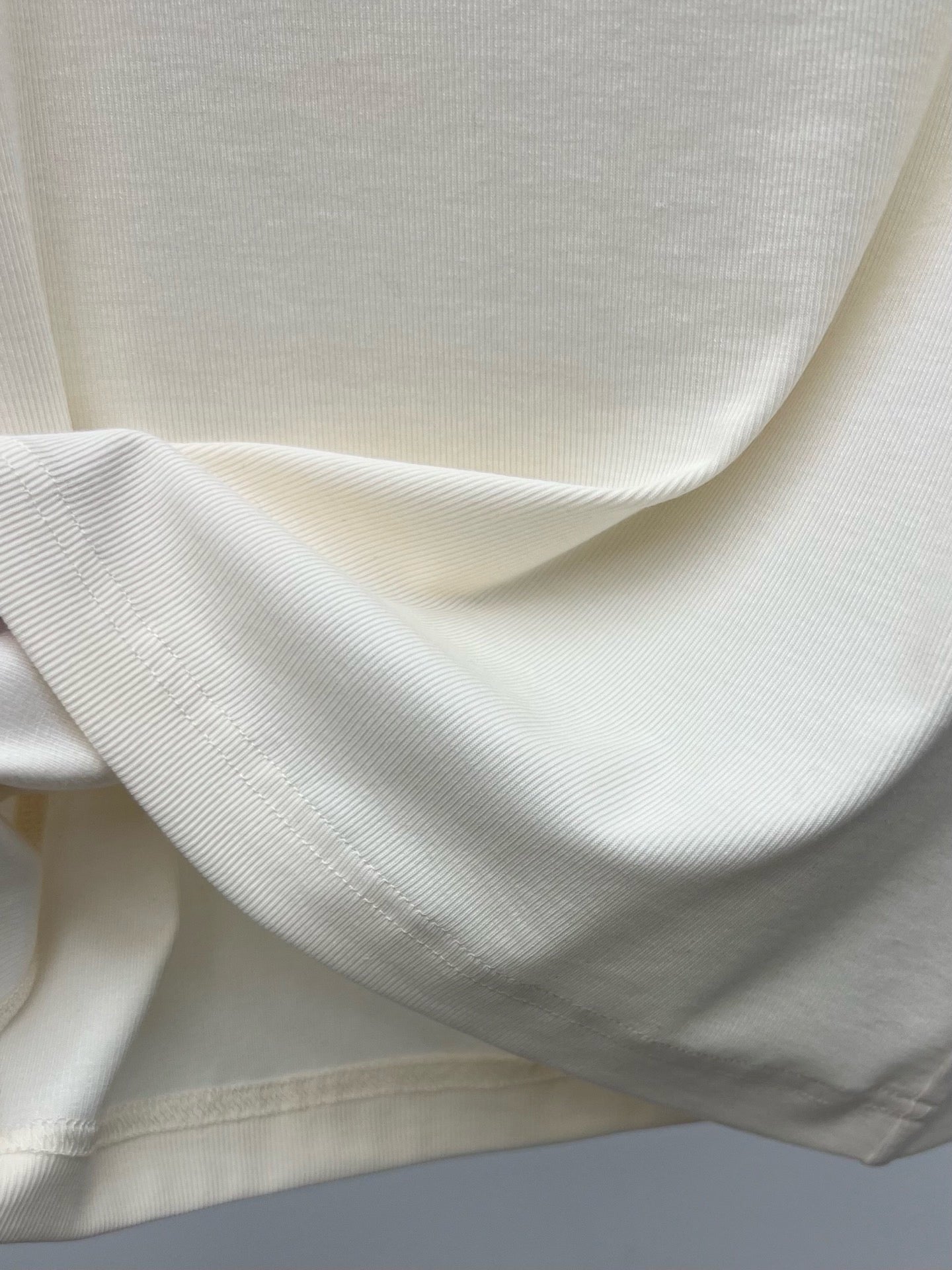 YSL 2026 Tank Top Off-white Cotton