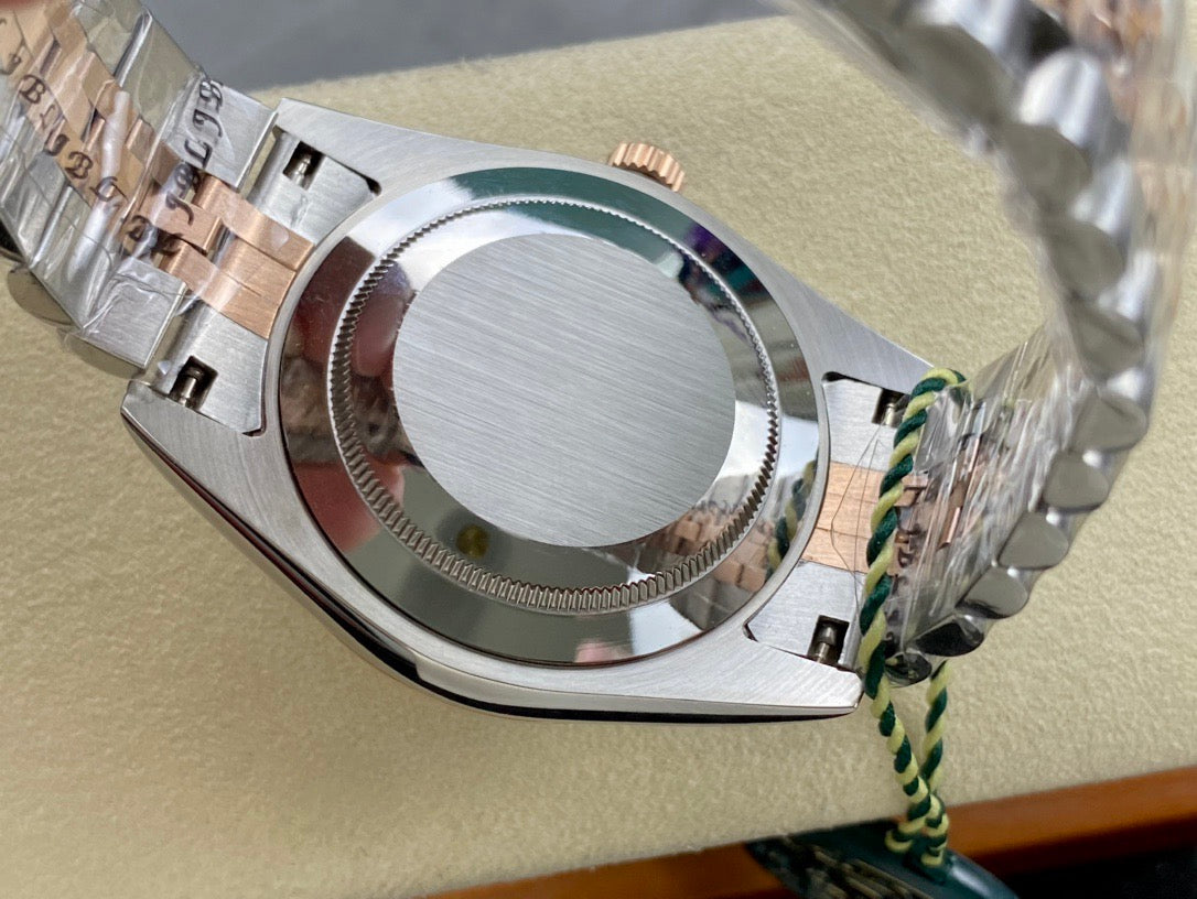 Rolex Datejust Oystersteel and Everose Rose Gold Bracelet With Chocolate Dial