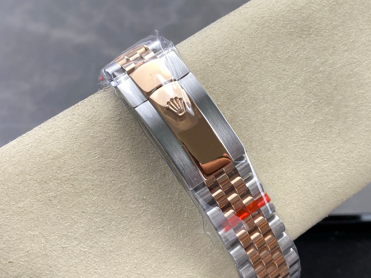 Rolex Datejust Oystersteel and Everose Rose Gold Bracelet With Chocolate Dial