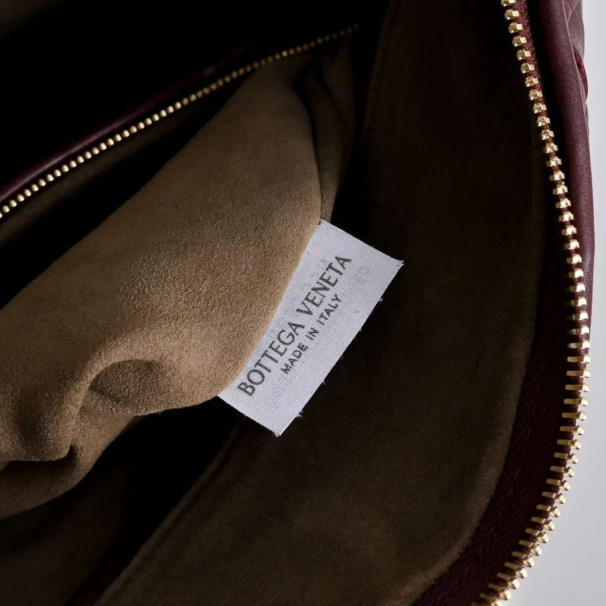 BV 2026 Veneta Bag 44cm Burgundy Lambskin