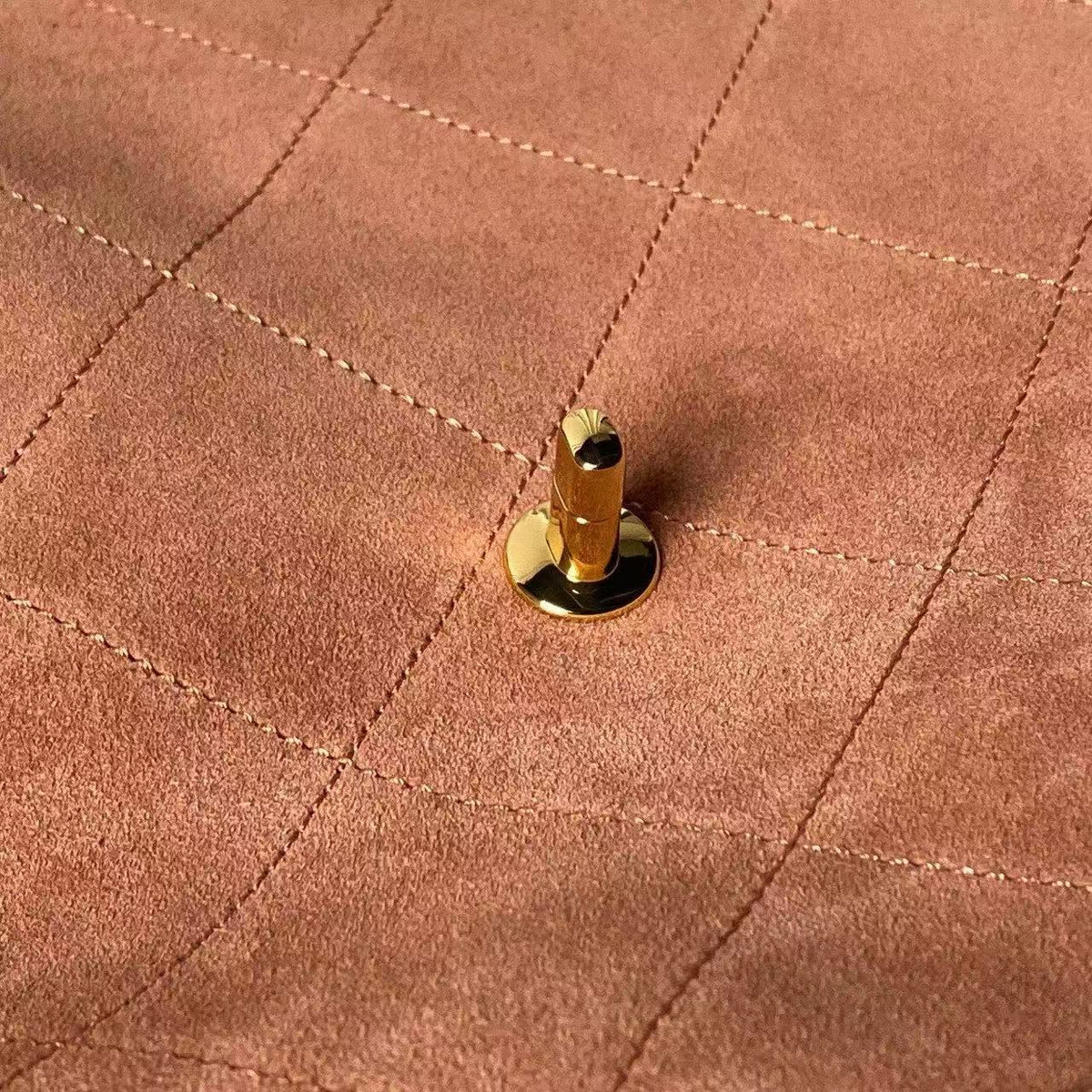 Chanel 2026 Maxi Flap Bag 39cm Camel Brown Suede Calfskin