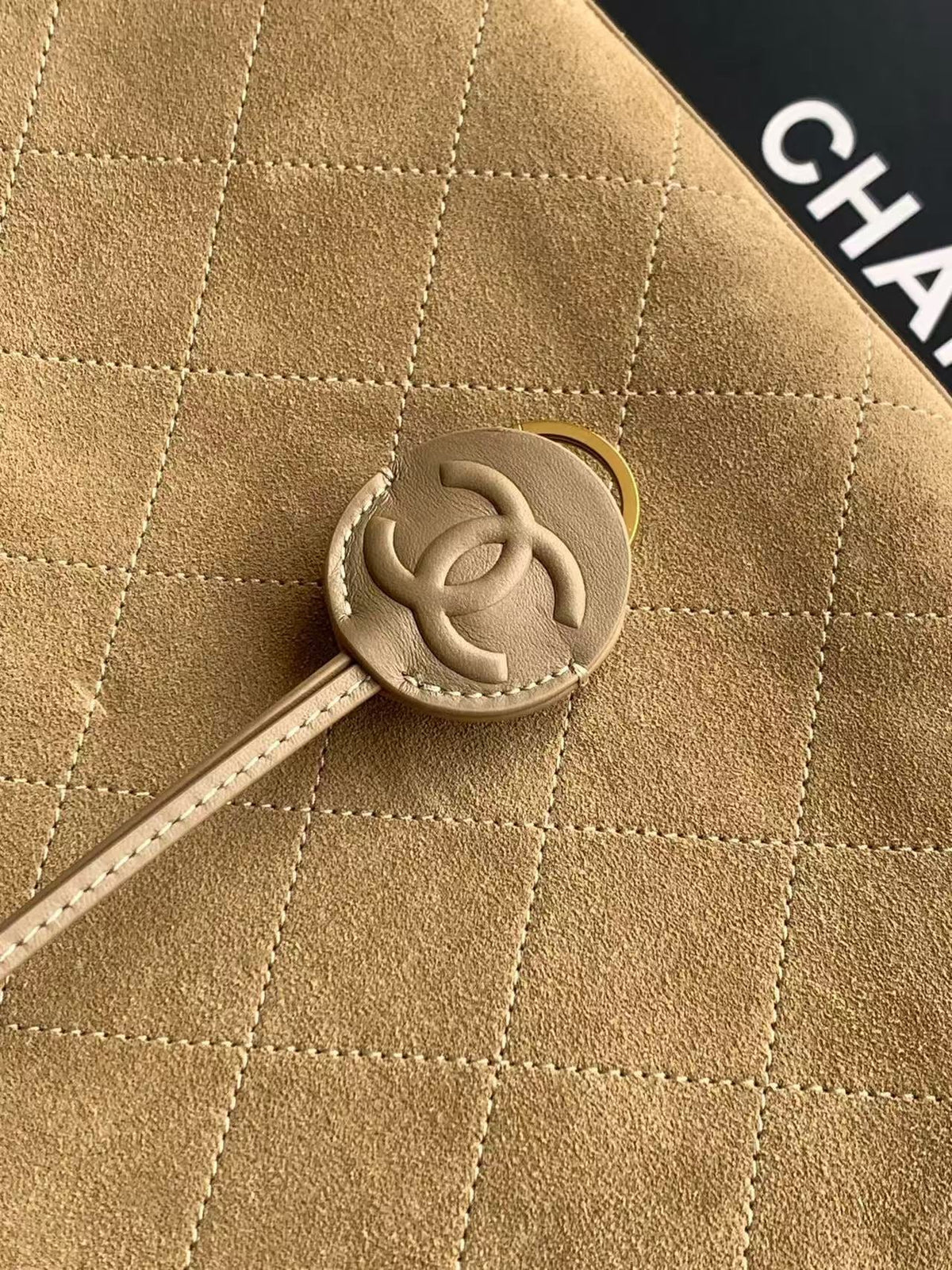 Chanel 2026 Large Bowling Bag 35.5cm Suede And Calfskin