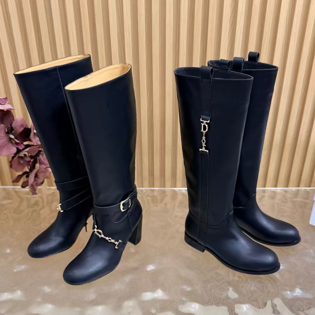 Dior 2026 Diorly Boot Black Shiny Calfskin