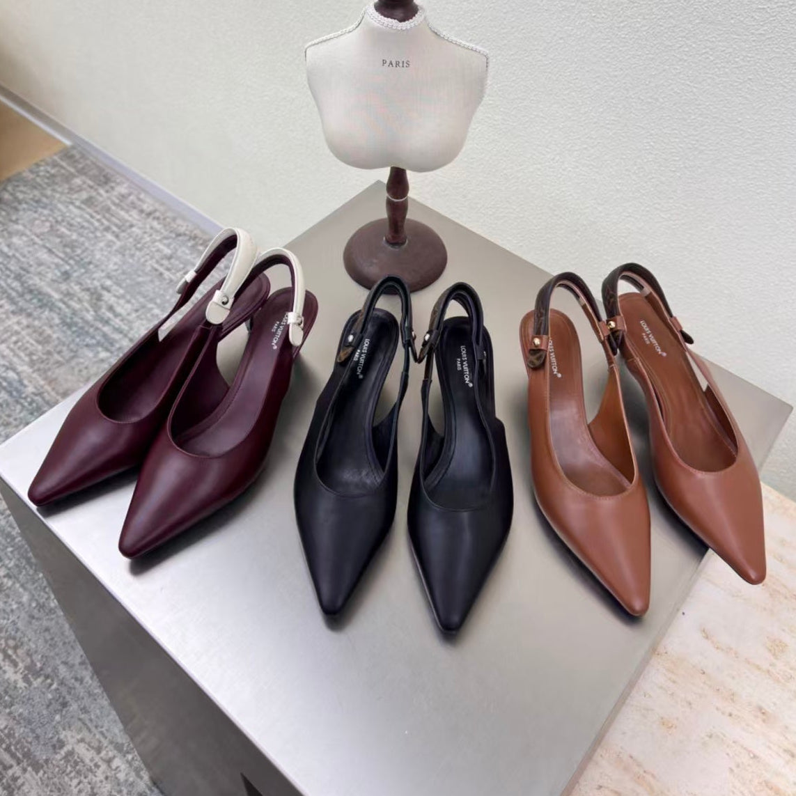 Louis Vuitton 2026 Legacy Slingback 55mm Leather