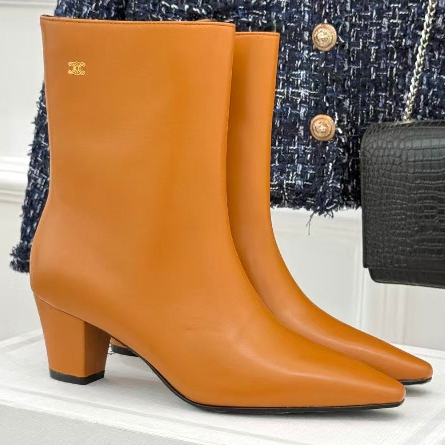 Celine 2026 Stage Fitted Boots 60mm Lamskin