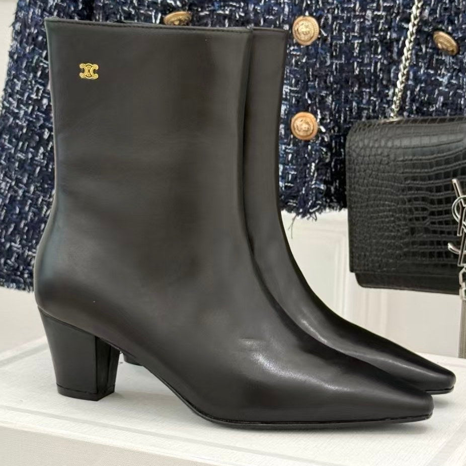 Celine 2026 Stage Fitted Boots 60mm Lamskin