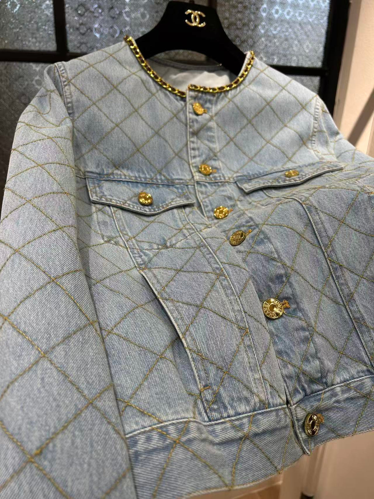Chanel 2026 Jacket Blue Denim Cotton
