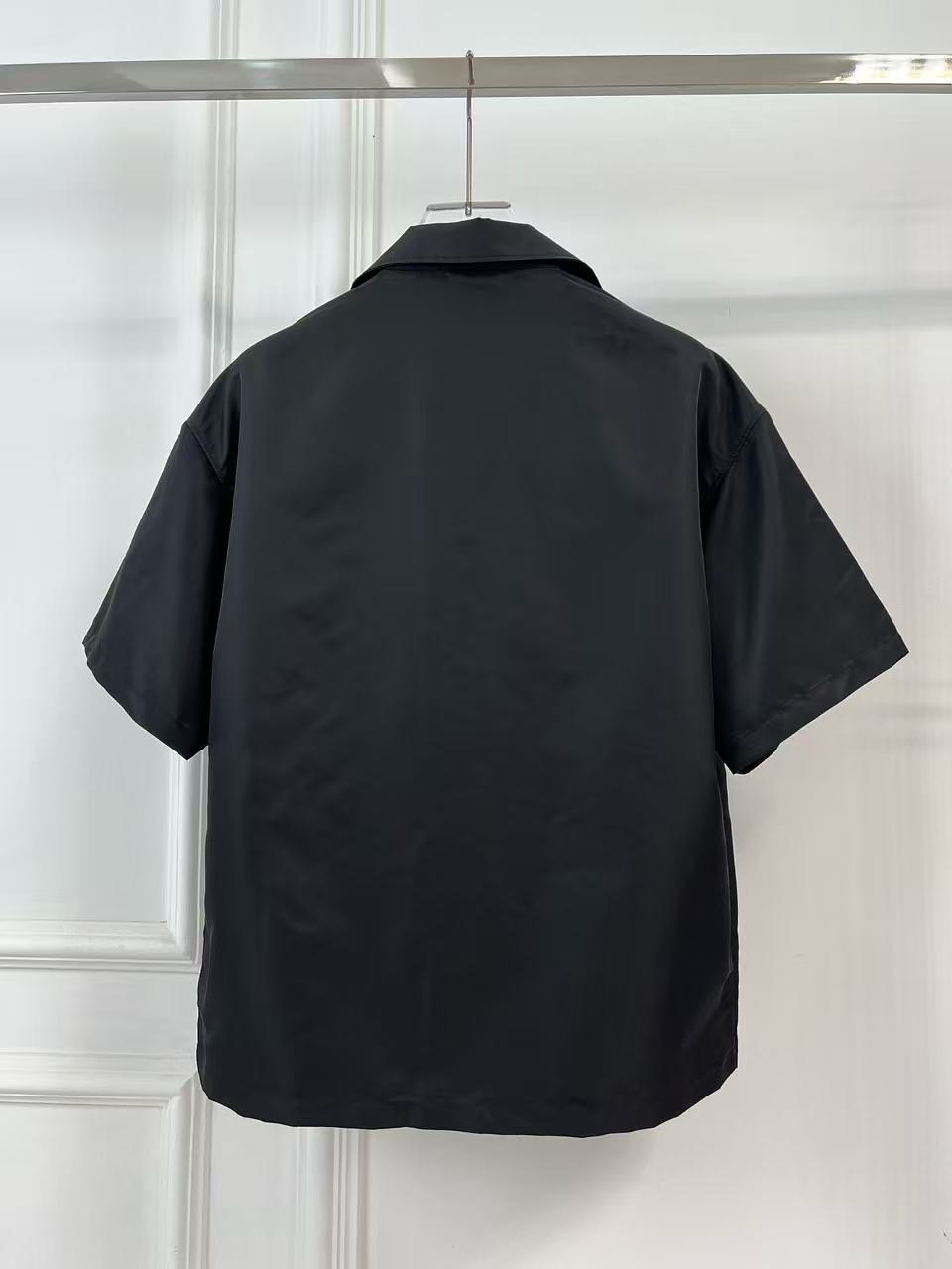 Prada 2026 Short-sleeved Shirt Black Re-Nylon
