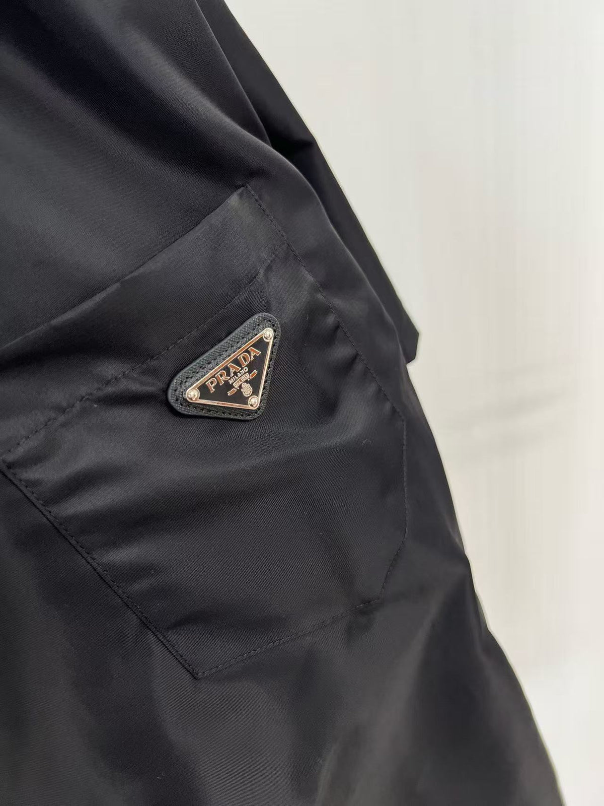 Prada 2026 Short-sleeved Shirt Black Re-Nylon